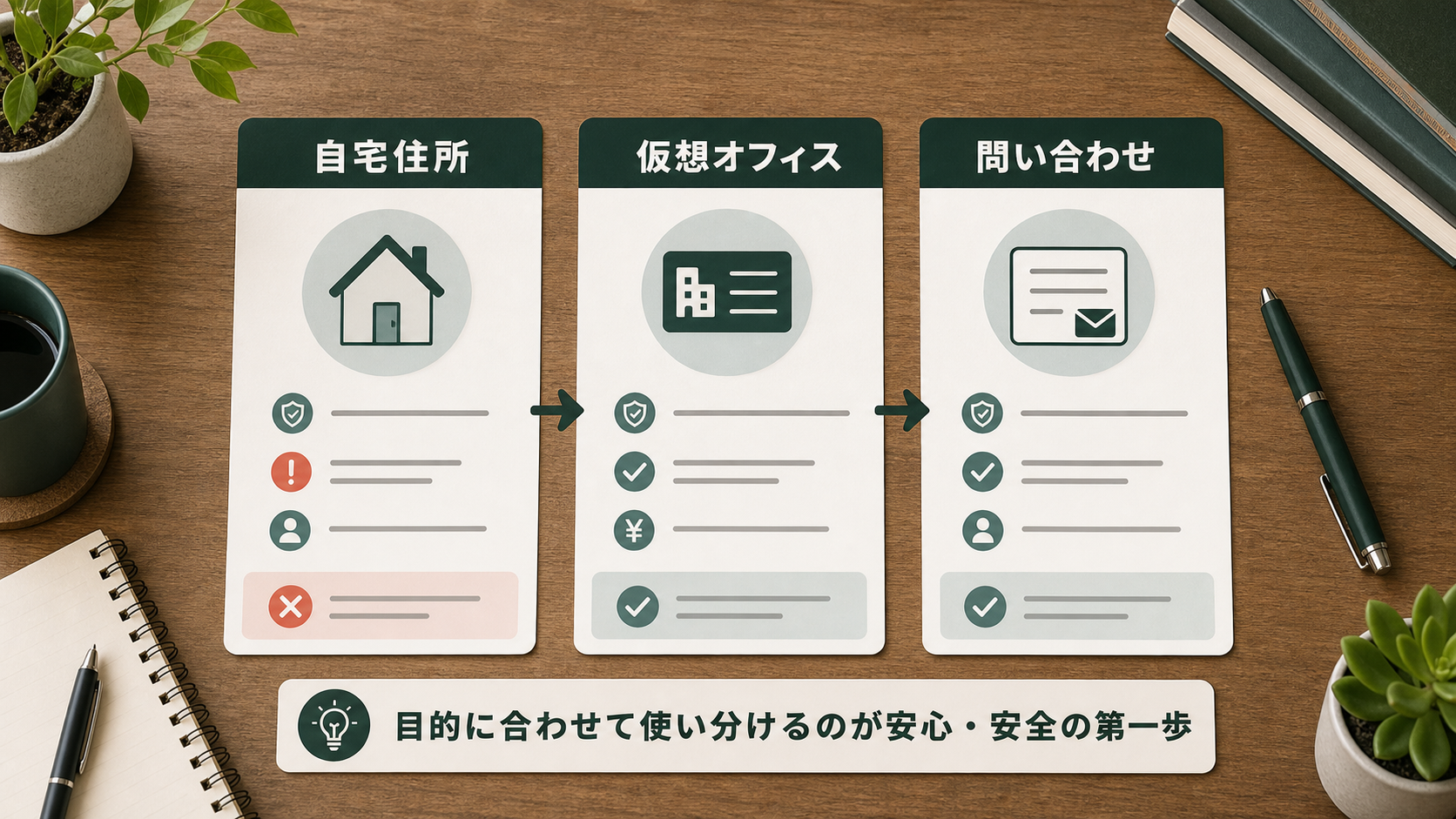 匿名で副業発信したい人の 信頼感と住所表示チェック 判断軸の比較メモ