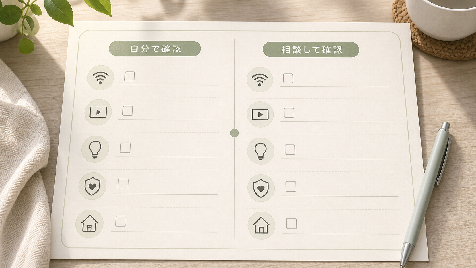 副業を始める前に家計の不安を棚卸しする 固定費・相談先・見直し順番表 判断軸の比較メモ